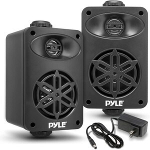 Main product image for Pyle PDWRBT36BK 3.5" Outdoor Waterproof Bluetooth Speaker Pair Black310-2461
